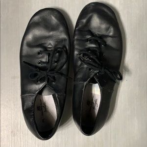 Black ballet shoes size 2